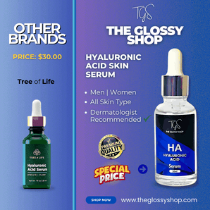 Hyaluronic Acid Serum for Intense Hydration - The Glossy Shop