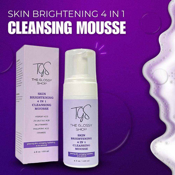 Skin Brightening 4 In 1 Cleansing Mousse The Glossy Shop